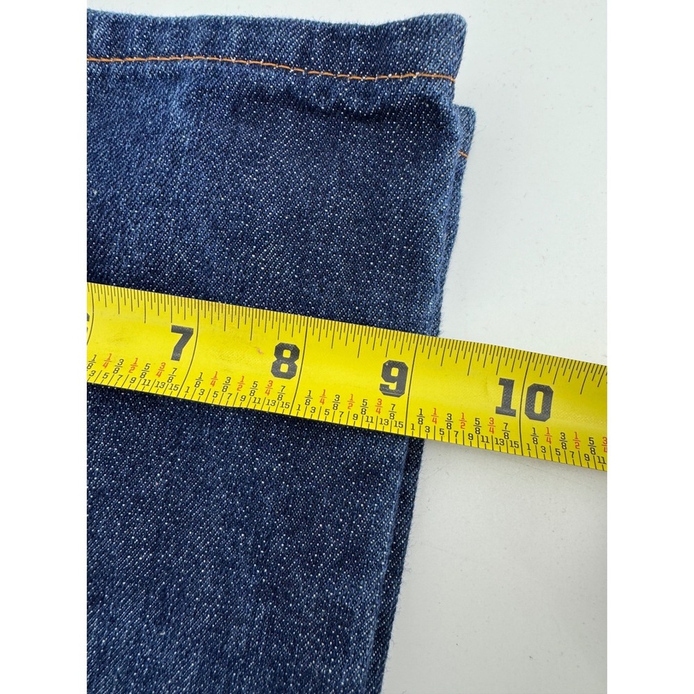 Phat‎ Classic Original Mens Dark Wash Embroidered Y2K Streetwear Jeans 38x34 - Picture 9 of 10